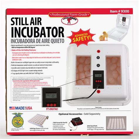 Little giant still air incubator 9300 instructions - Mar 22, 2021 · The 2100 Heated Still Air Incubator from Farm Innovators is a modern take on an old classic. Available in different colors, 2100 accommodates up to 48 eggs with ease and features a built-in hygrometer for easy temperature and relative humidity monitoring. Little Giant 9300 Still Air Egg Incubator Kit for Reptiles – the best for design! 